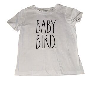 Baby Bird White Kids T-Shirt size 6